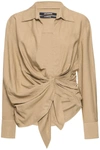 Jacquemus Beige Le Chouchou 'la Chemise Bahia' Shirt In Beige