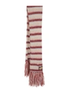 Marni Striped Mohair Blend Scarf In Pink