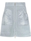 Moncler Nylon Leger Padded Mini Skirt