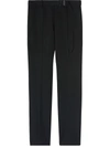 OFF-WHITE OFF-WHITE BELTED SLIM-FIT TROUSERS