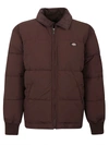 Dickies Overbrook Eisenhower Full Zip Down Jacket In Brown