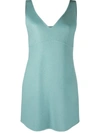 P.a.r.o.s.h Abito Con Scollo A V In Blue