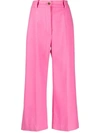 PATOU PATOU  CROPPED FLARED TROUSERS