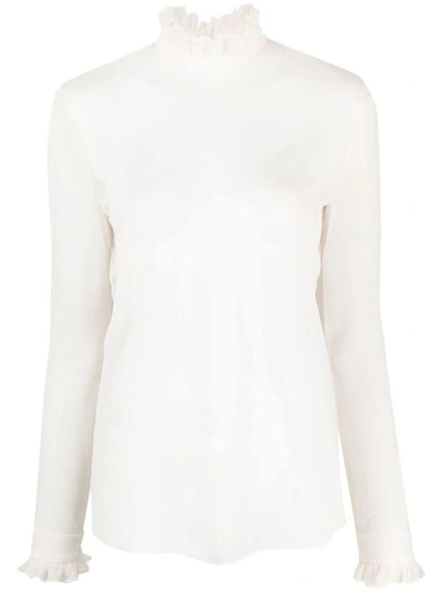 Philosophy Di Lorenzo Serafini Shirt Frill Collar In White