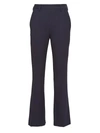 Prada Wool Trousers With Cropped Length And Front Crease