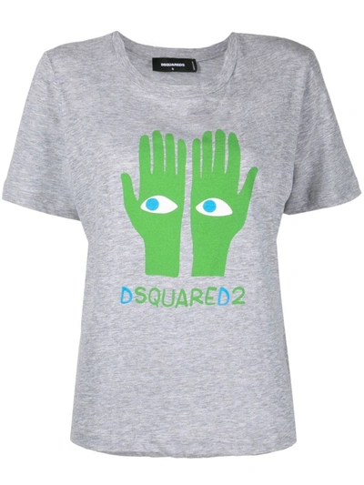 Dsquared2 Logo印花细节t恤 In Multi-colored