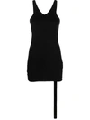 Rick Owens Drkshdw Double Ziggy Tank Top In Black