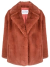 STAND STUDIO STAND STUDIO SAVANNAH FAUX FUR LUSH TEDDY JACKET