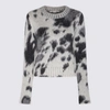 Stella Mccartney Multicolour Print Virgin Wool Sweater In Red