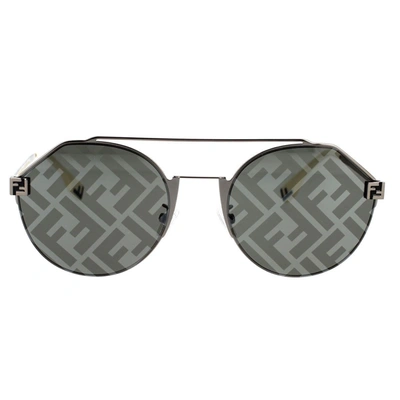 Fendi Sunglasses In Ruthenium