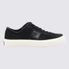 TOM FORD TOM FORD BLACK LEATHER SNAKERS