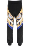 Versace Barocco Print Track Pants In Black