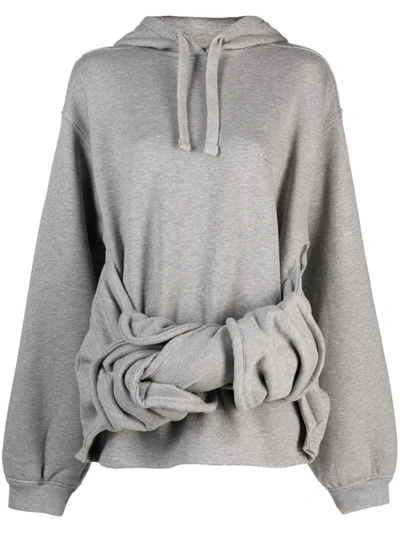 Y/project Wire Wrap Hoodie In Grey