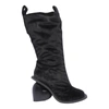 Yume Yume Love 115mm Velvet Mid-calf Boots In Black