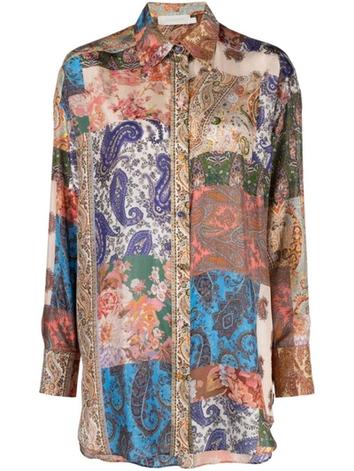 ZIMMERMANN ZIMMERMANN PAISLEY PRINT SILK SHIRT