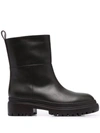 L'autre Chose Leather Ankle Boots