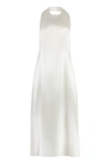 Magda Butrym Wool-blend Dress In Panna