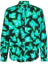 MSGM MSGM BUTTERFLY PRINT SHIRT