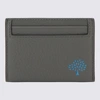 MULBERRY MULBERRY GREY AND BLUE LEATHER CARDHOLDER