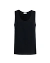 P.a.r.o.s.h Black Tank Top With Plunging U Neckline In Polyamide Woman In Black