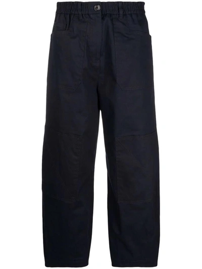 PAUL SMITH PAUL SMITH CROPPED WIDE-LEG TROUSERS