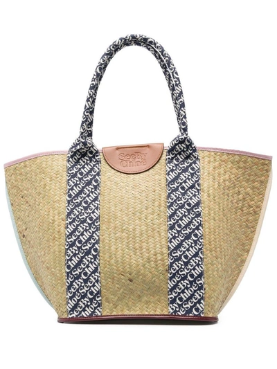 See By Chloé Laetizia Shopping Bag In Violet