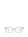 Tiffany & Co 53mm Rectangular Reading Glasses In Cloud Pink