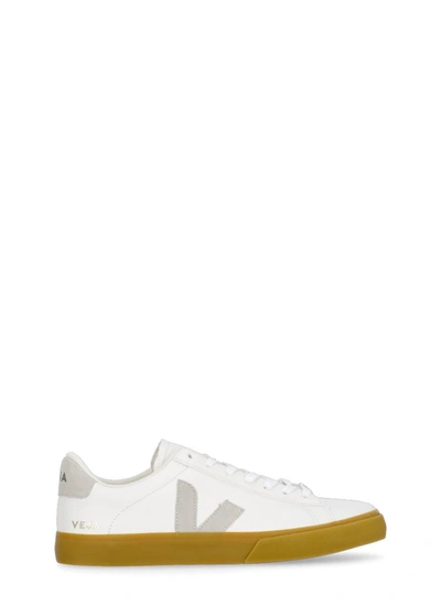Veja Campo Leather Sneakers In White