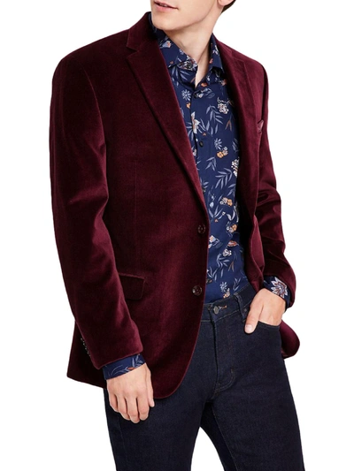 Alfani Men's Slim-fit Solid Velvet Sport Coats, Created For Macy's In