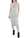 AX PARIS WOMENS RUCHED COWL NECK COCKTAIL AND PARTY DRESS