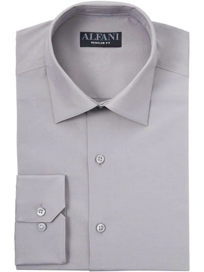 Alfani Mens Regular Fit Office Button-down Shirt In Multi