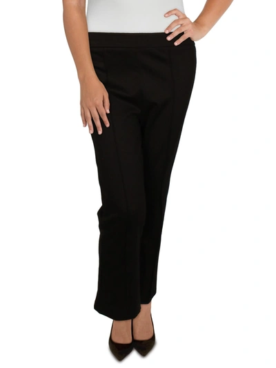 Sanctuary Womens Pleated Cropped High-waist Pants In Black