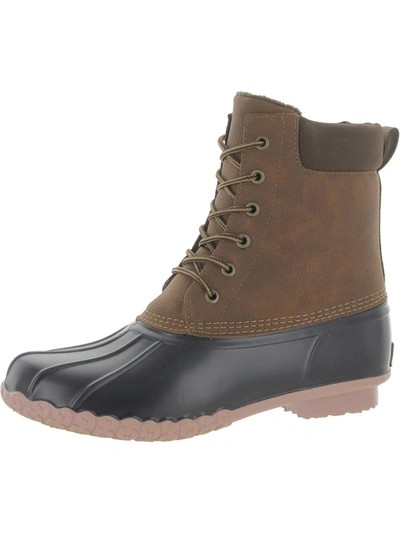 Weatherproof Vintage Adam Ii Mens Faux Leather Round Toe Combat & Lace-up Boots In Multi
