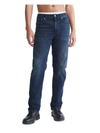 Shop Calvin Klein Mens Denim Straight Fit Straight Leg Jeans In Multi