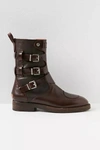 FREE PEOPLE WTF DUSTY BUCKLE BOOT IN BROWN