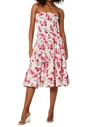 MISA CONVERTIBLE DRESS IN FUSCHIA FLORAL