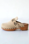 BSBEE SUEDE CLOGS IN SAND