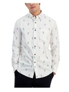 CLUB ROOM HOLIDAY MENS CLASSIC FIT PRINTED BUTTON-DOWN SHIRT