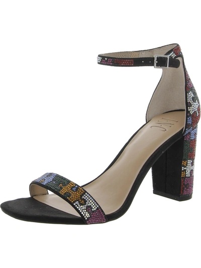 Inc Lexini 57 Womens Jeweled Ankle Heels In Multi