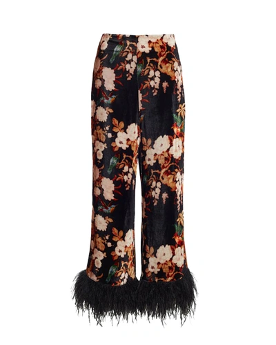 Cara Cara Cordova Pants In Black Birds Of Paradise