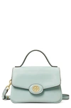 TORY BURCH SMALL ROBINSON LEATHER TOP HANDLE BAG