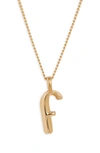 JENNY BIRD CUSTOMIZED MONOGRAM PENDANT NECKLACE