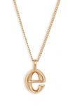 JENNY BIRD CUSTOMIZED MONOGRAM PENDANT NECKLACE