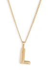 JENNY BIRD CUSTOMIZED MONOGRAM PENDANT NECKLACE