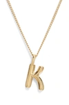 JENNY BIRD CUSTOMIZED MONOGRAM PENDANT NECKLACE