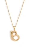 JENNY BIRD CUSTOMIZED MONOGRAM PENDANT NECKLACE