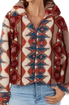 O'neill Rori High Pile Fleece Jacket In Multi Colored