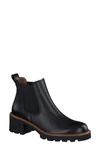 Paul Green Shasta Chelsea Boot In Black Leather