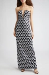 RAMY BROOK RAMONA STRAPLESS SEQUIN GOWN