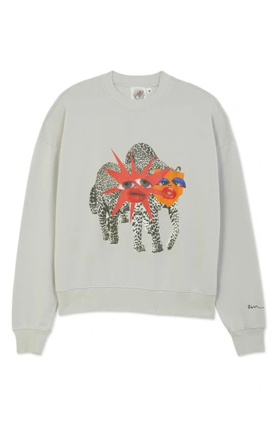 THE RAD BLACK GLAMPARD COTTON GRAPHIC SWEATSHIRT